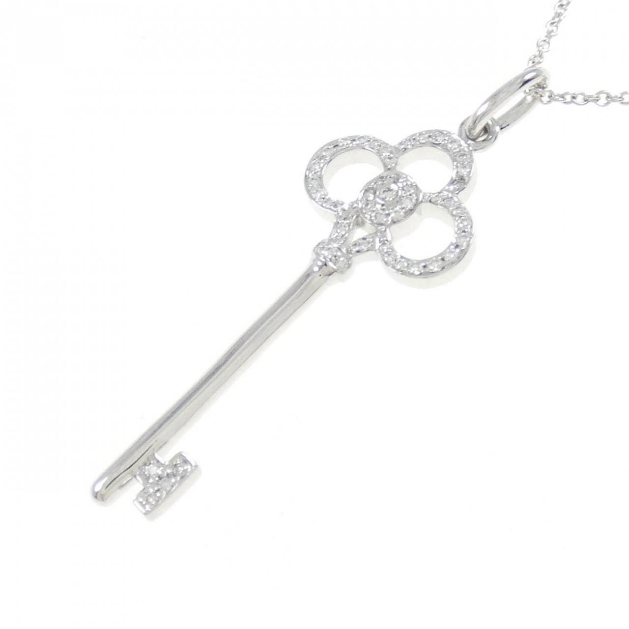 TIFFANY crown key necklace