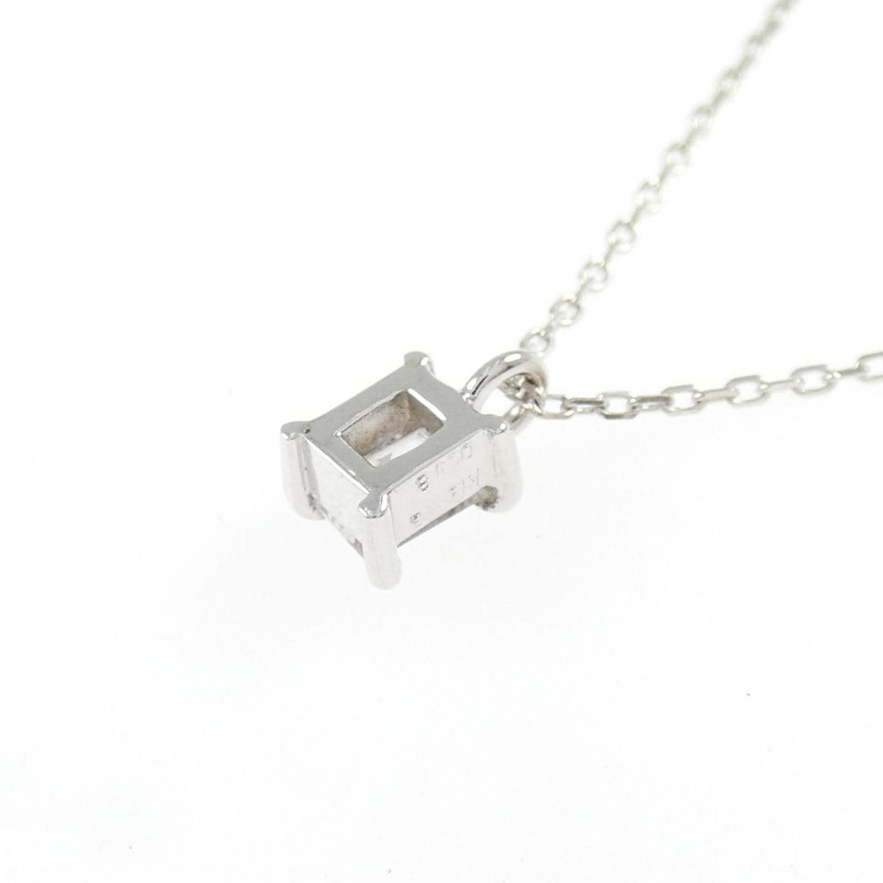 K18WG ダイヤモンド ネックレス 0.18CT