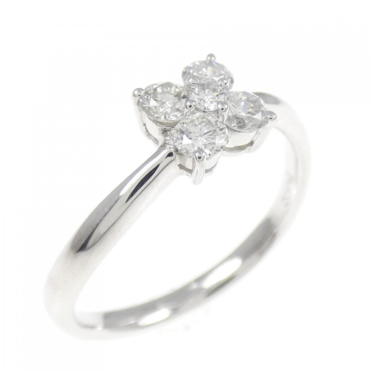 PT フラワー ダイヤモンド リング 0.30CT
