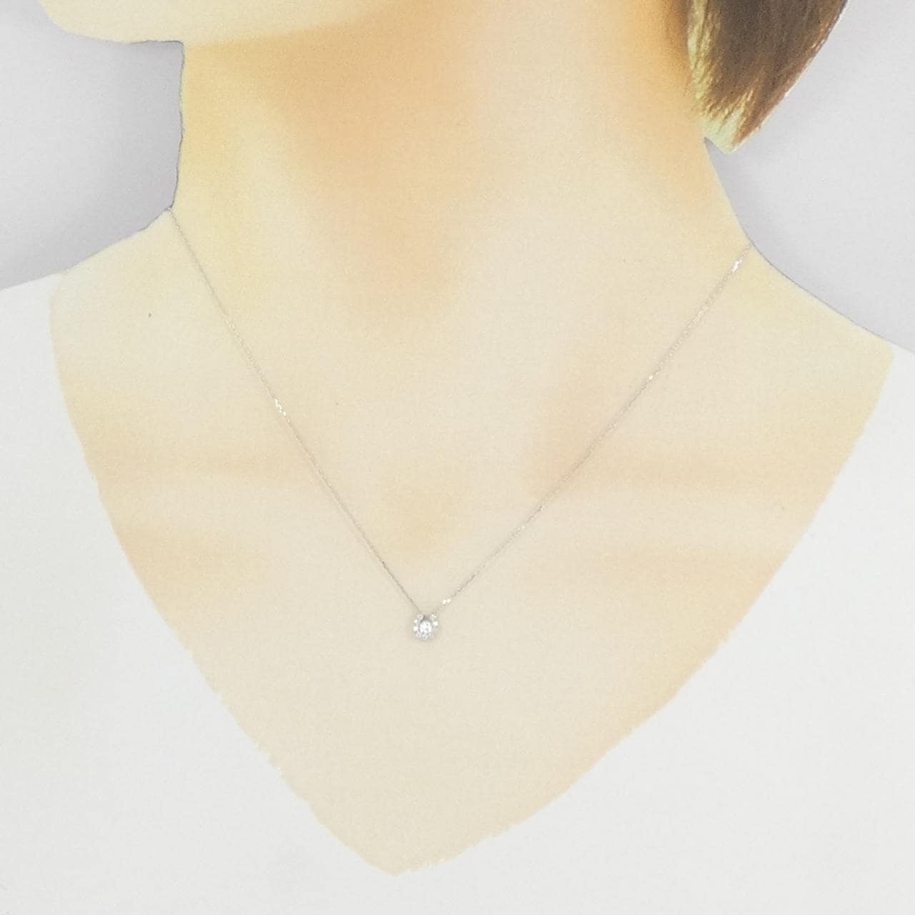 PONTE VECCHIO純鉑PLATINUM 999 項鍊 0.10CT