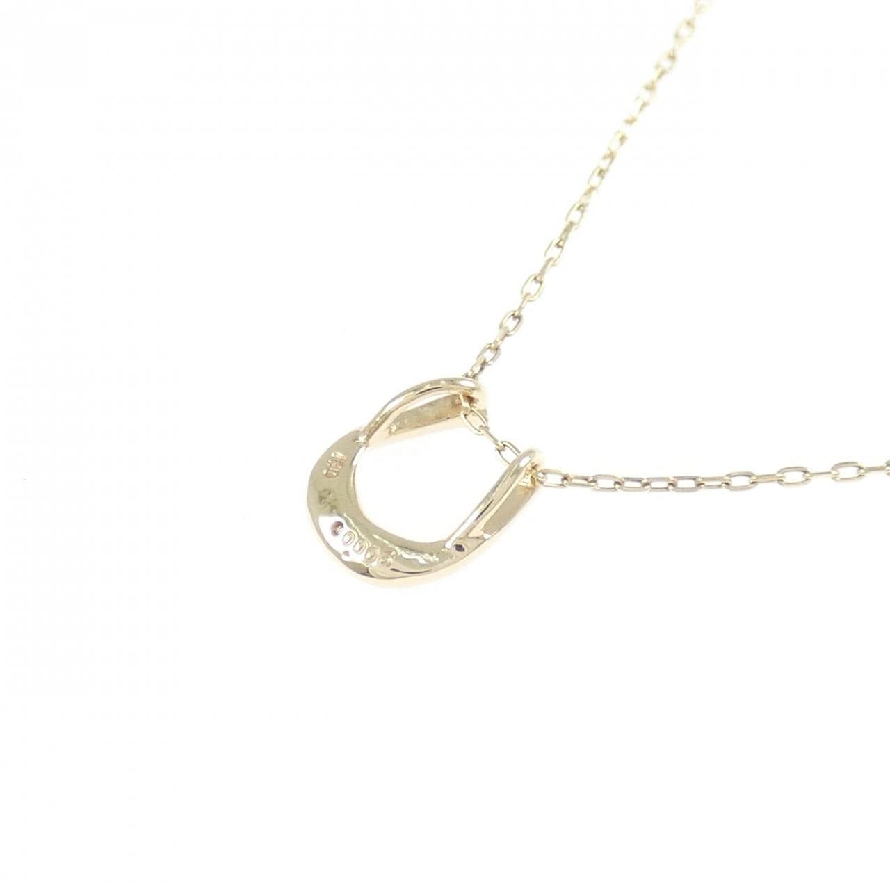 K10YG ダイヤモンド ネックレス 0.005CT