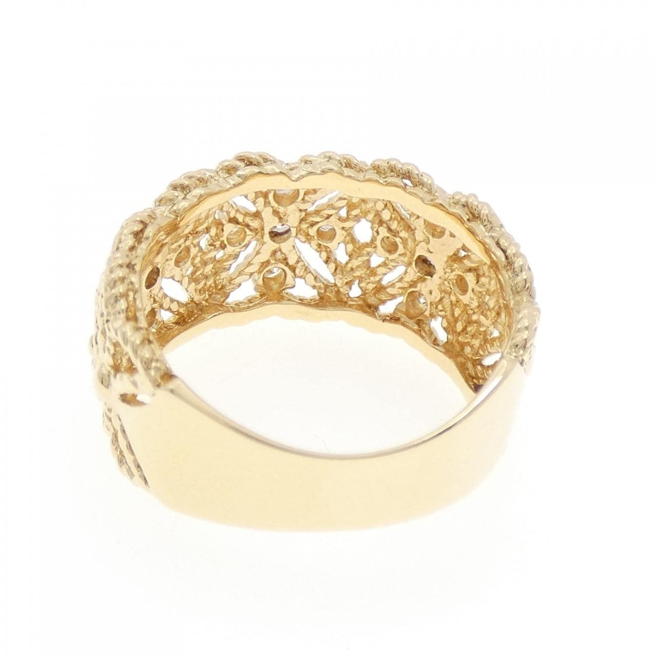 K18YG ダイヤモンド リング 0.23CT