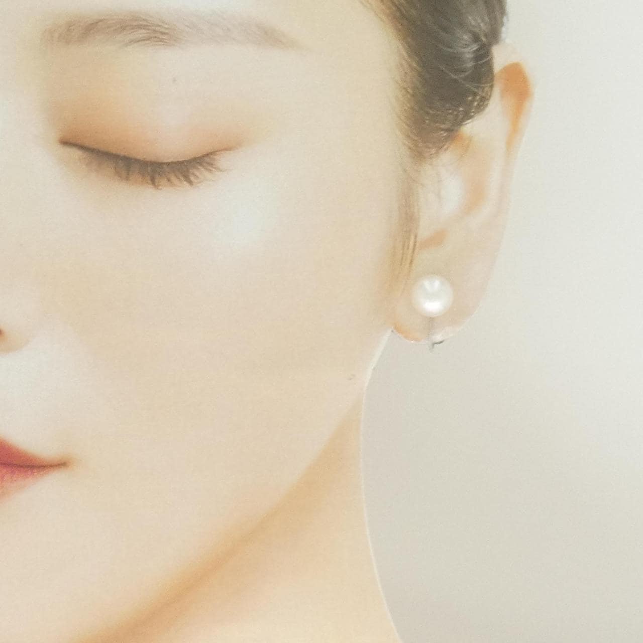 K14WG アコヤパール イヤリング 9.0mm