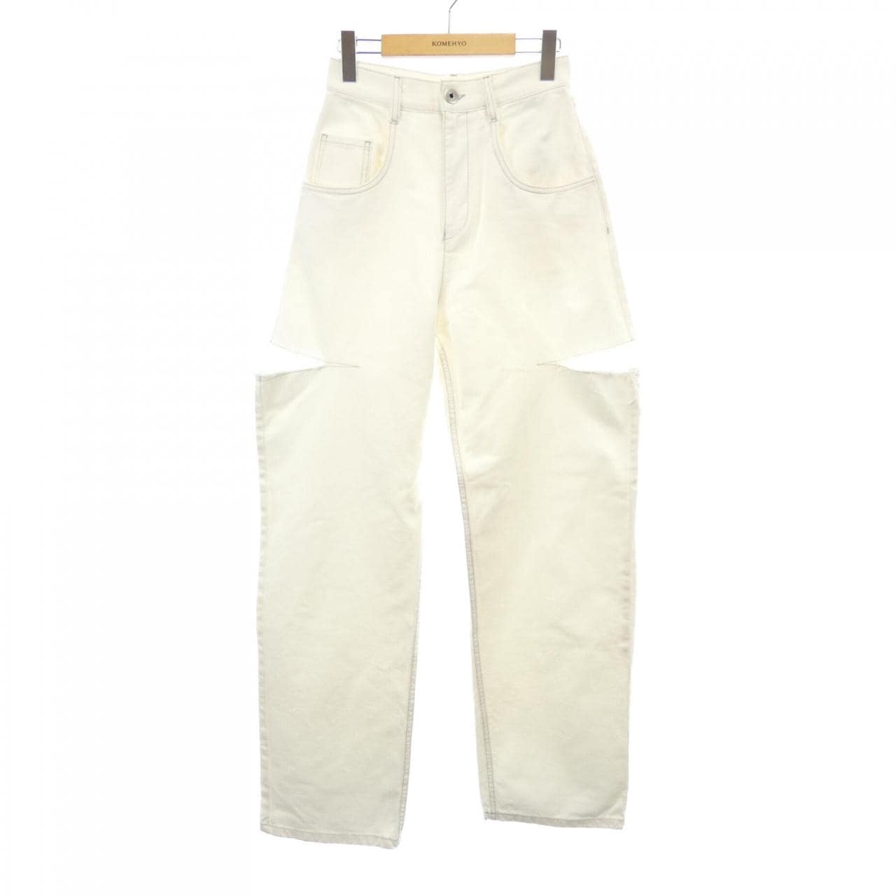 メゾンマルジェラ Maison Margiela デニムジーンズ スラッシュディテール S51LA0106 ジーンズ