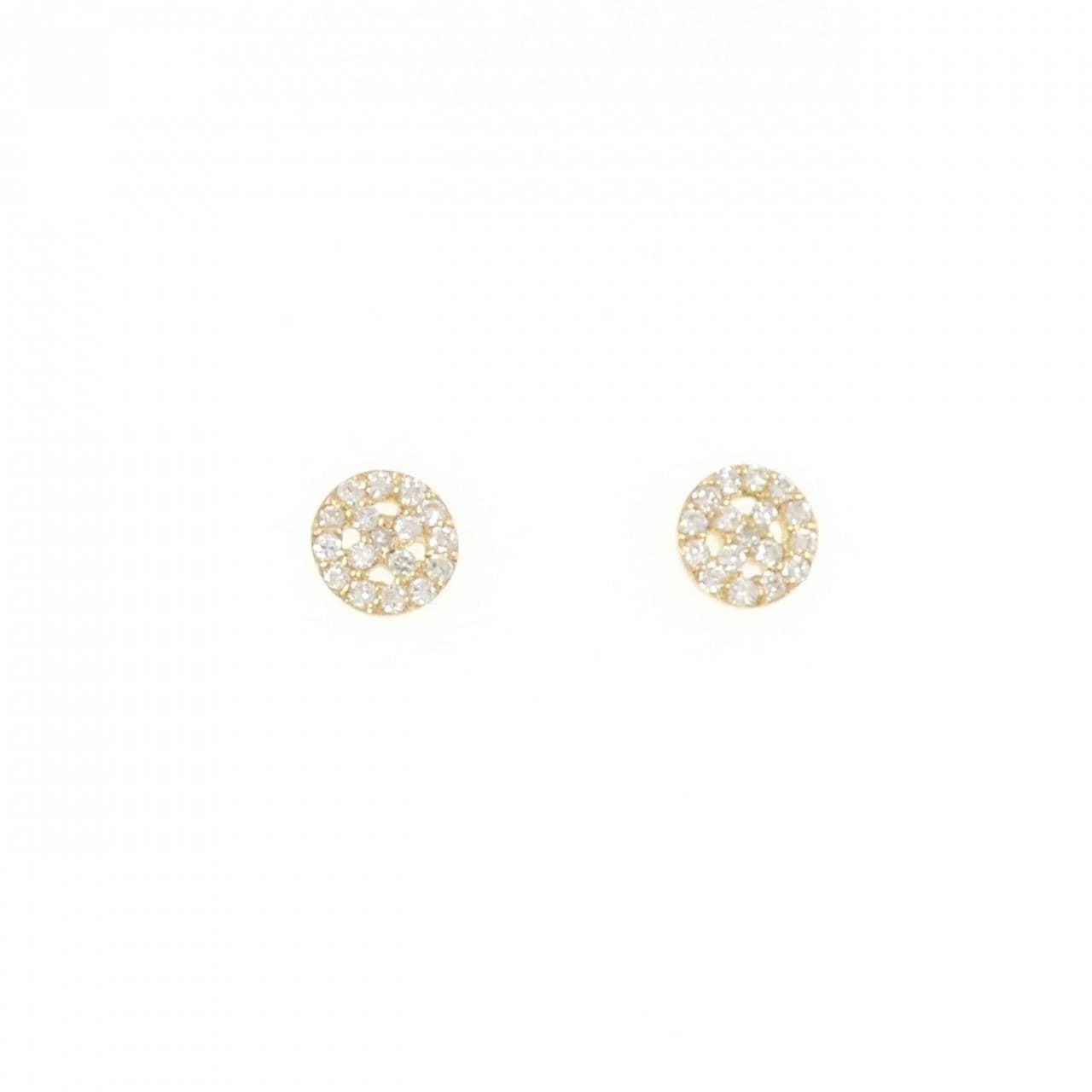 K18YG ダイヤモンド ピアス 0.20CT