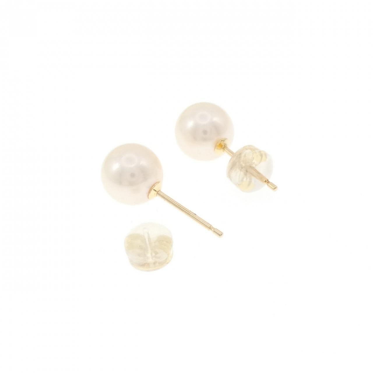 K18YG アコヤパール ピアス 7.8mm