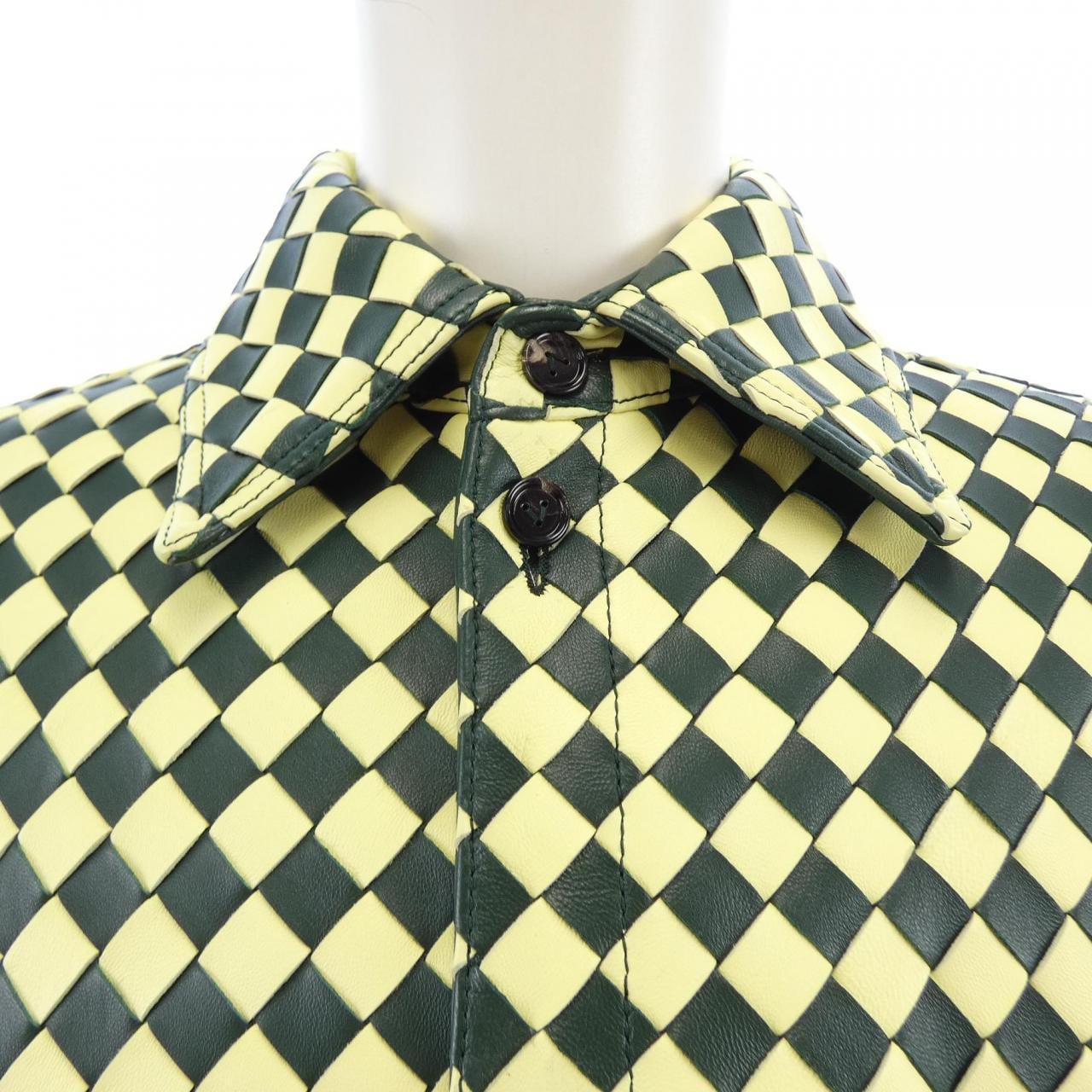 ボッテガヴェネタ BOTTEGA VENETA 773121 V3N20 レザージャケット