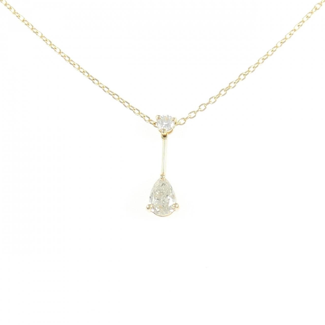 K18YG ダイヤモンド ネックレス 0.58CT