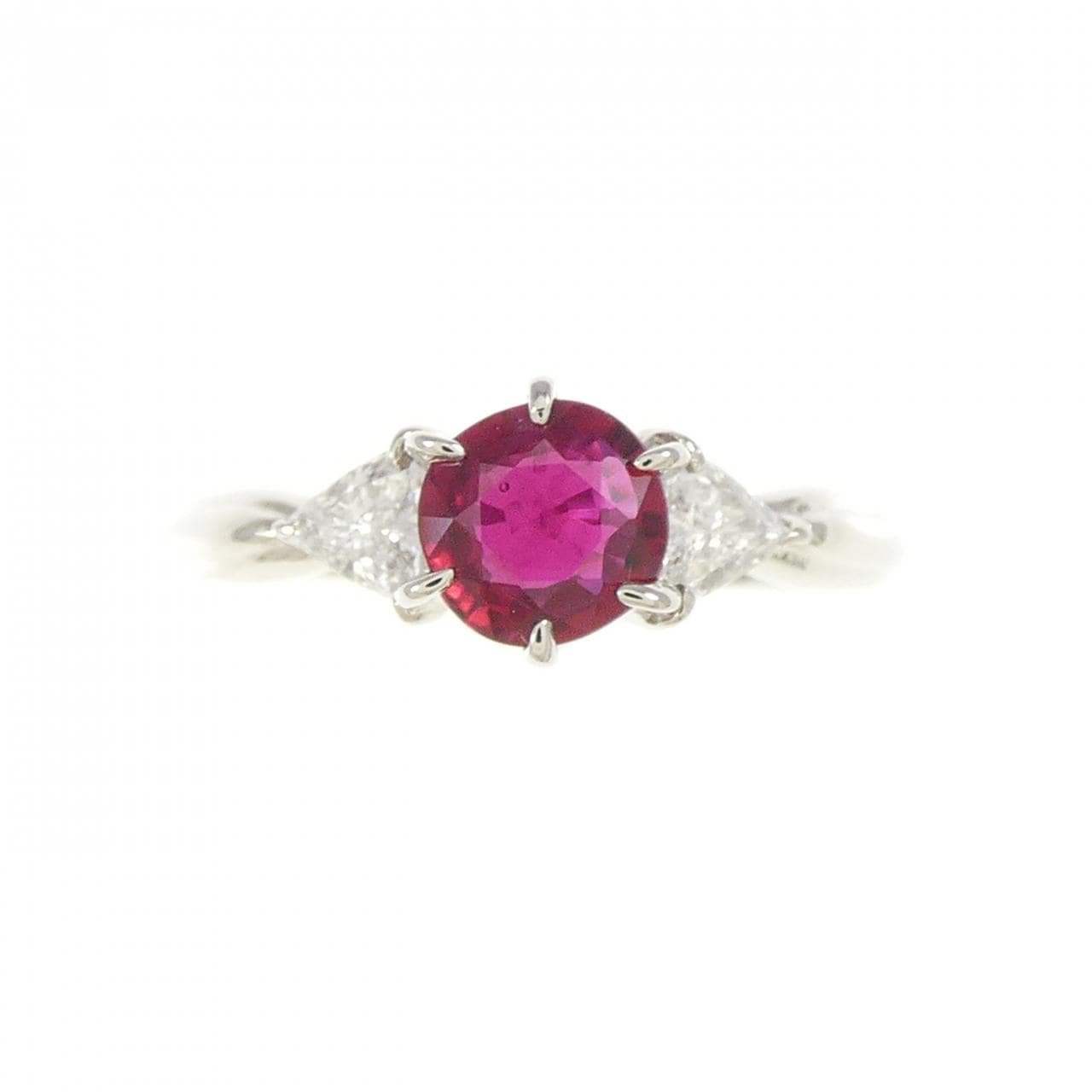 PT900 ルビー リング 0.51CT