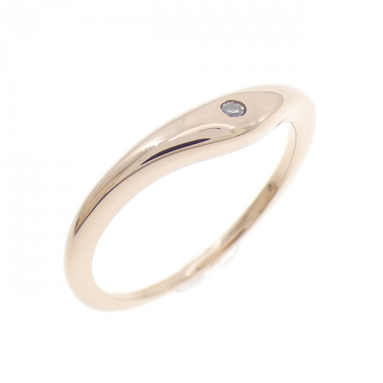 K18PG ダイヤモンド リング 0.02CT