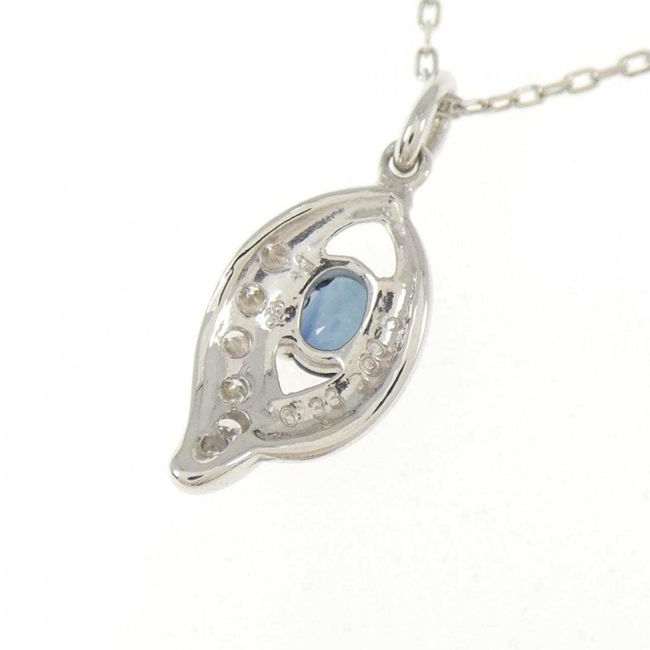 PT/PT850 サファイヤ ネックレス 0.33CT
