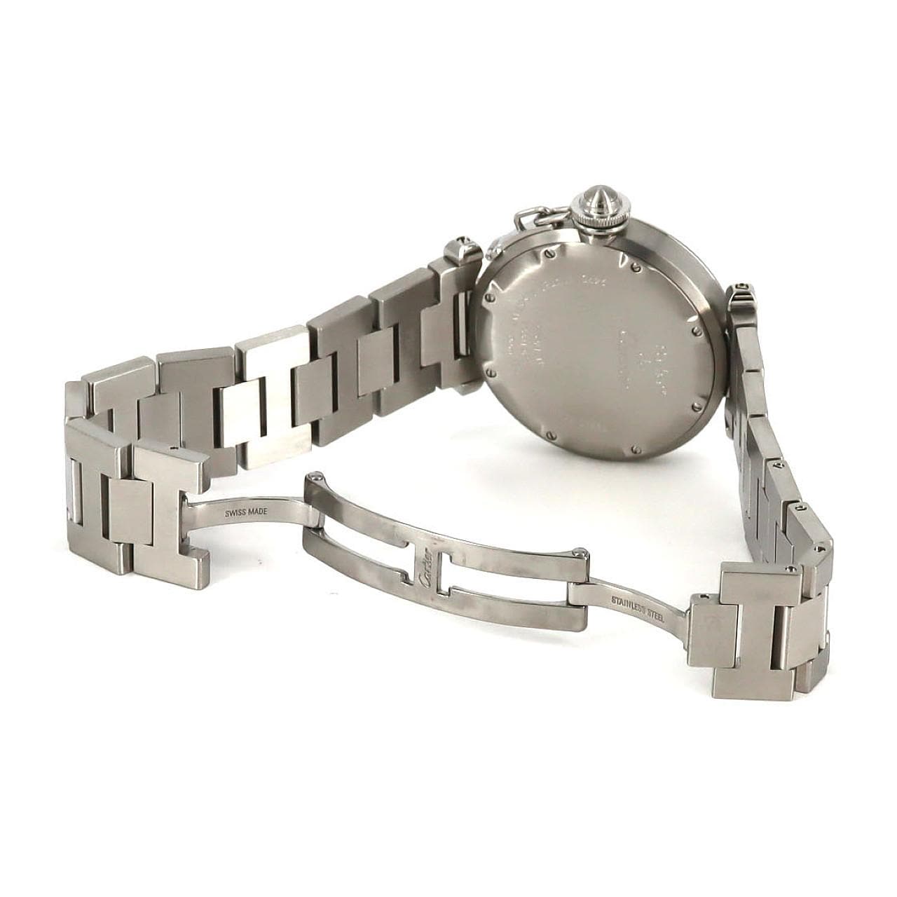 カルティエ パシャC グランデデイト W31044M7 SS 自動巻