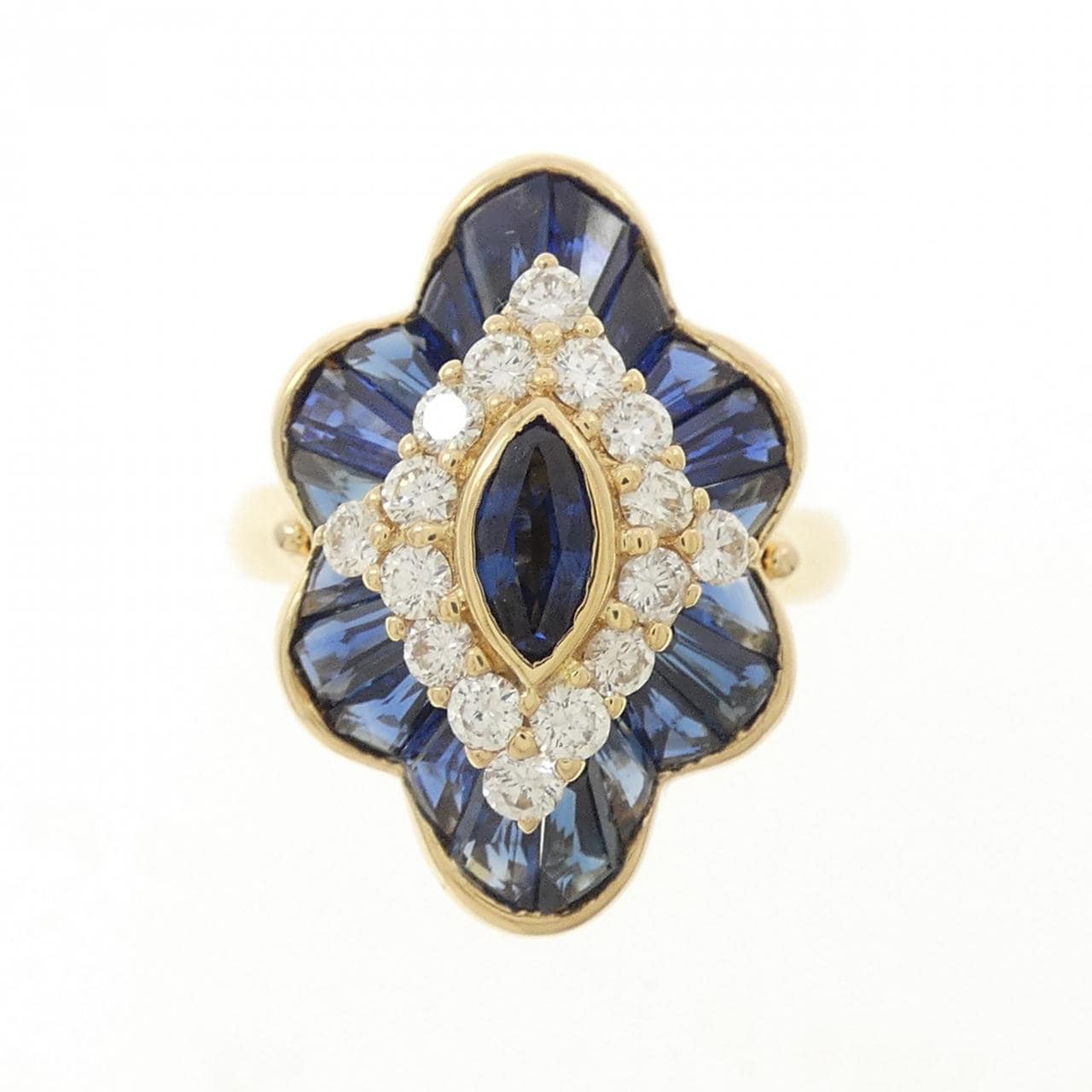 18KYG サファイヤ リング 2.47CT