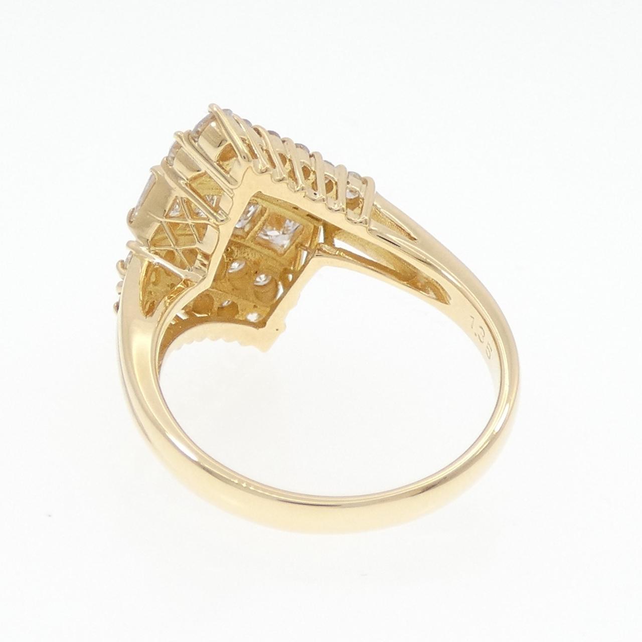 K18YG ダイヤモンド リング 1.35CT