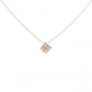 K18PG ダイヤモンド ネックレス 0.18CT