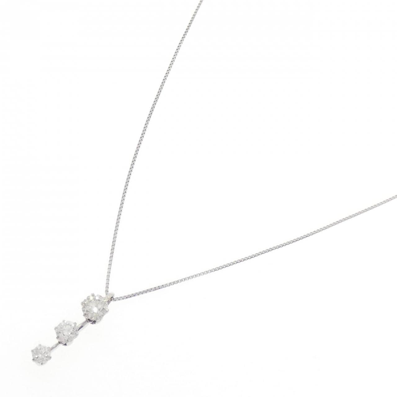 PT900/PT850 ダイヤモンド ネックレス 0.50CT