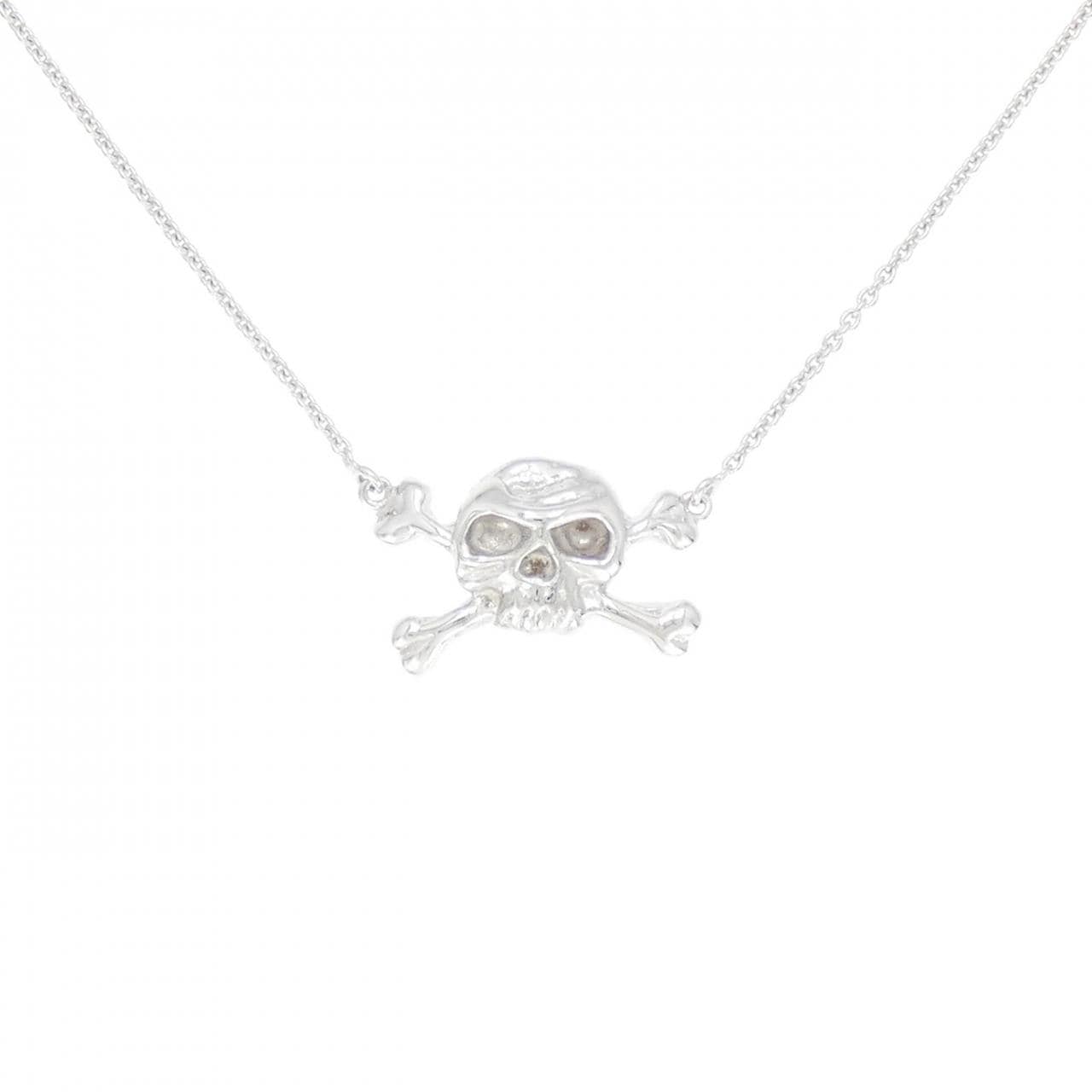 750WG Skull Necklace