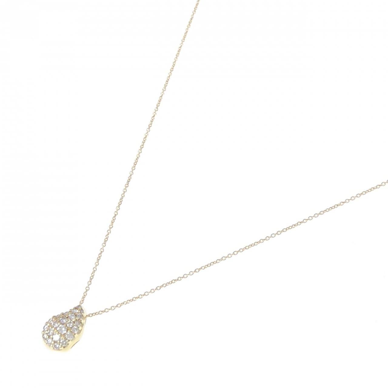K18YG ダイヤモンド ネックレス 0.34CT