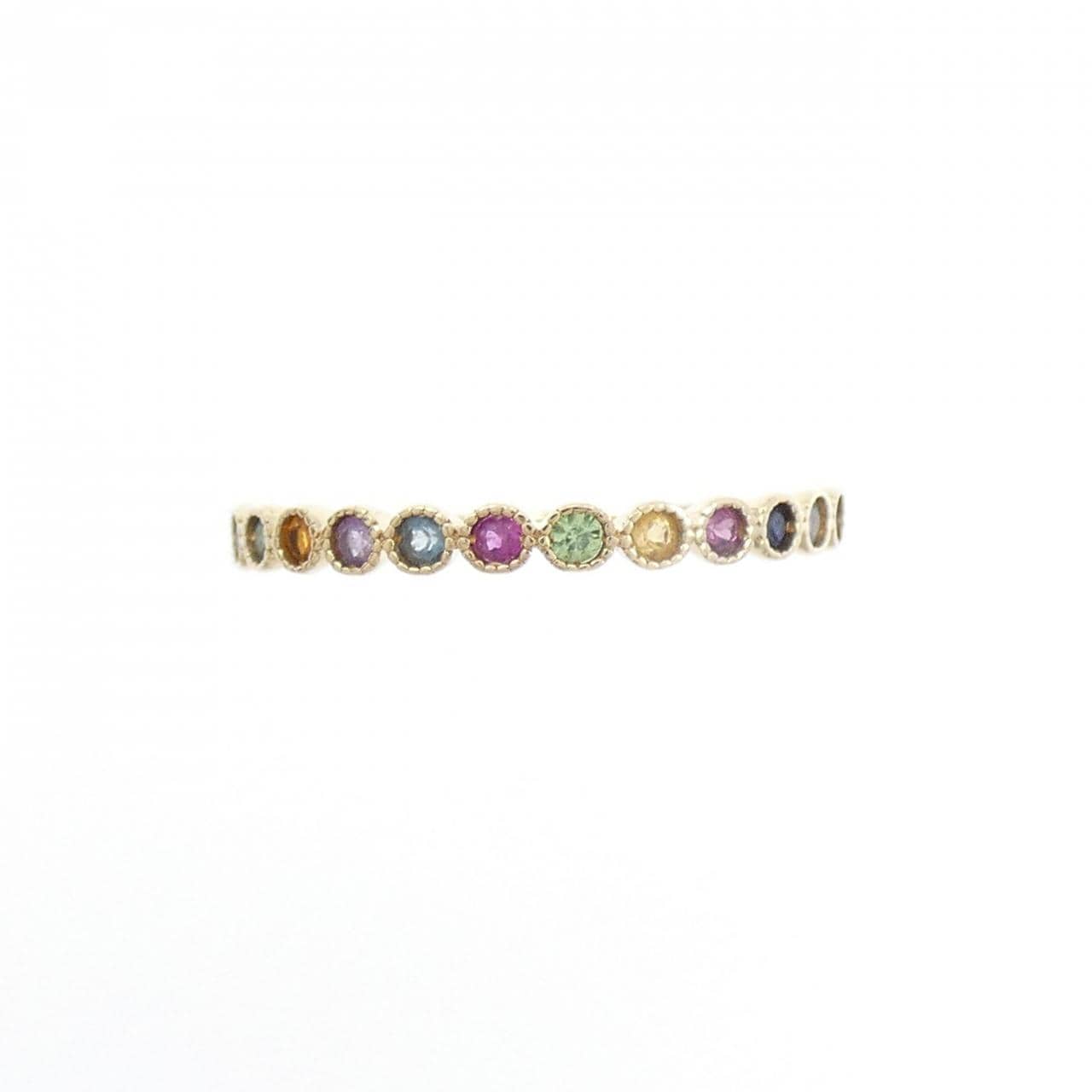 K10YG カラーストーン リング