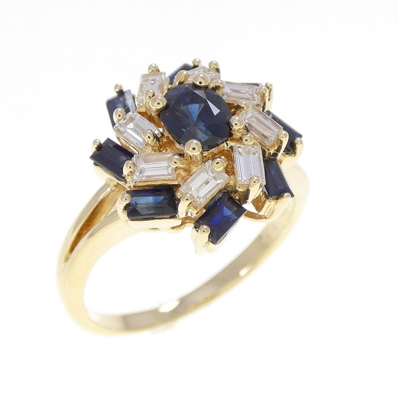 750YG サファイヤ リング 1.19CT