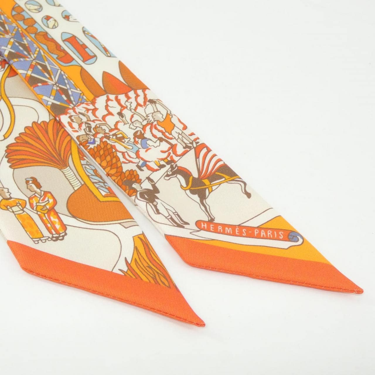 エルメス EXPOSITION UNIVERSELL ツイリー 063536S スカーフ
