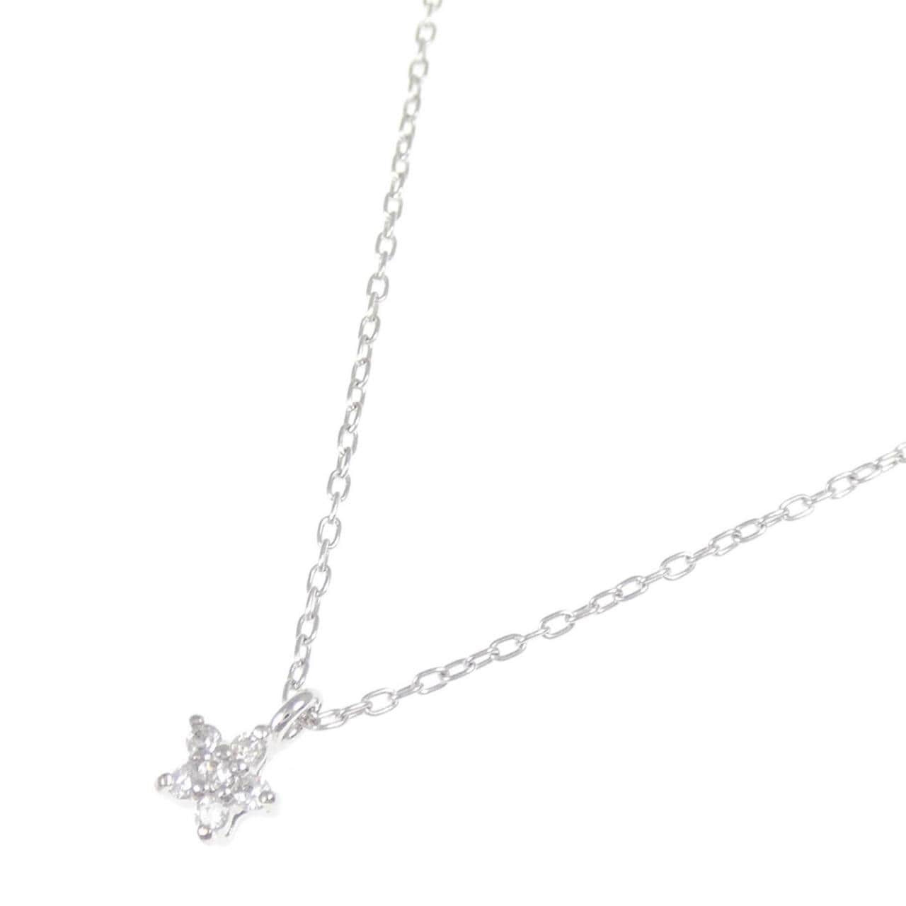サマンサティアラ スター ダイヤモンド ネックレス 0.06CT