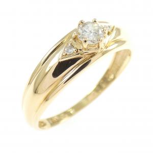 K18YG ダイヤモンド リング 0.14CT