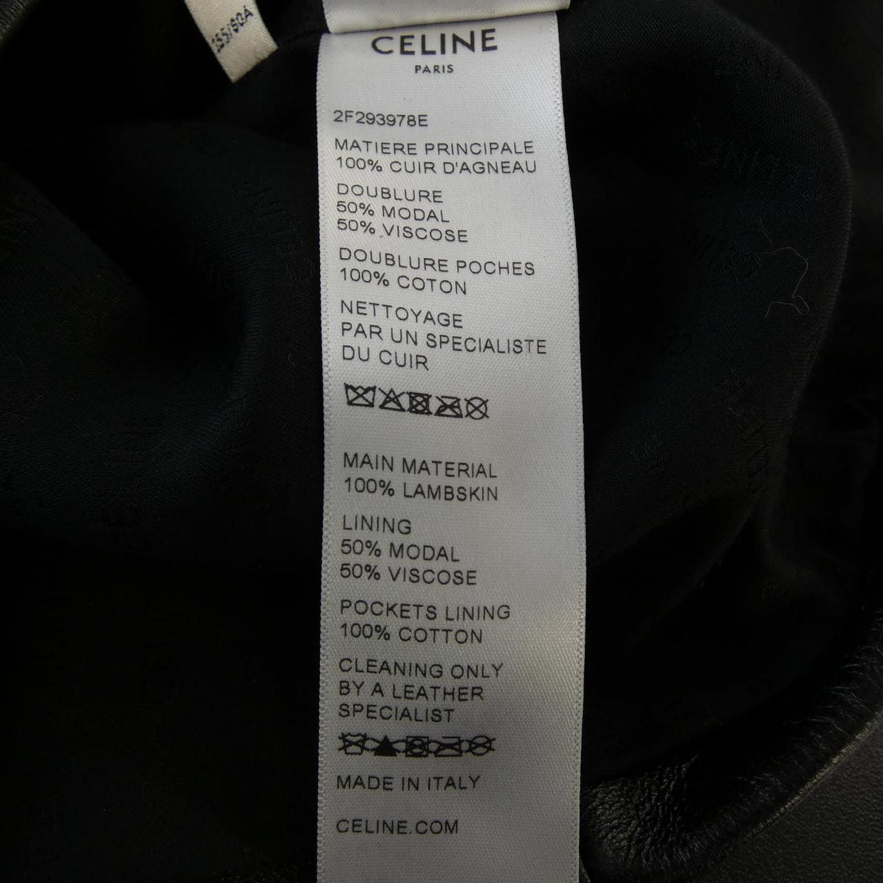 セリーヌ CELINE 2F293978E レザージャケット