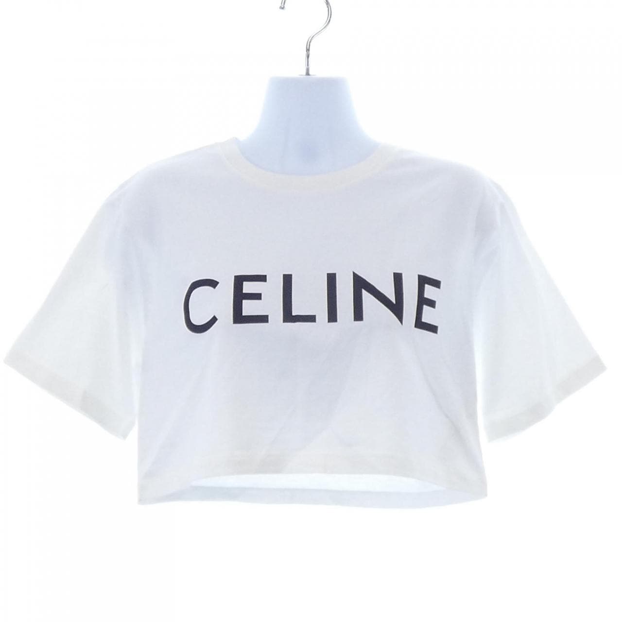 セリーヌ CELINE CELINEプリント クロップドTシャツ 2X761671Q Tシャツ