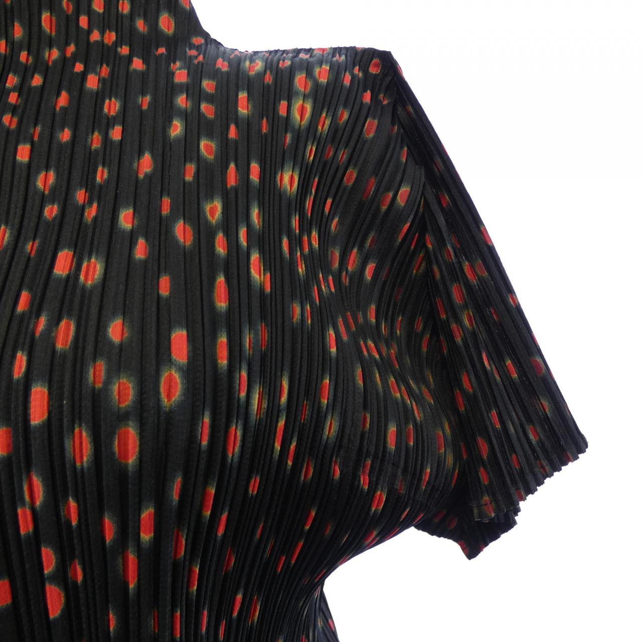 【ヴィンテージ】プリーツプリーズ PLEATS PLEASE 2004 ドット 消しプリーツ PP41-JK803 7559023 トップス