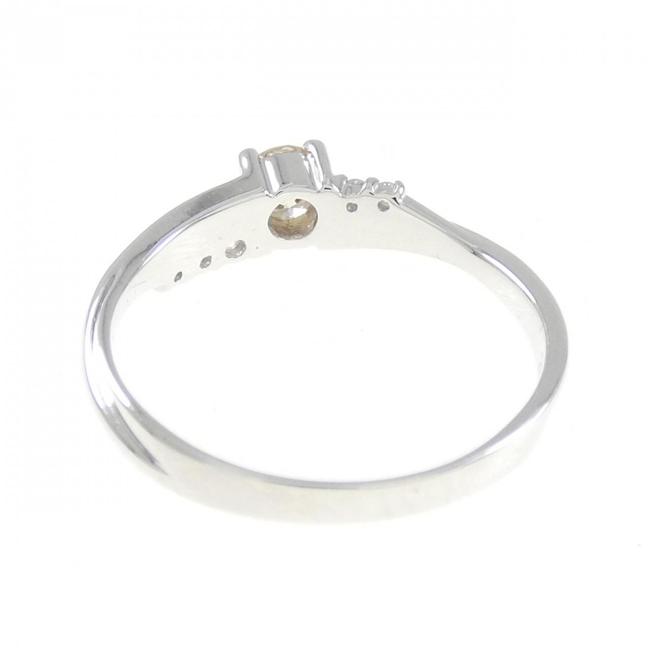 K18WG ダイヤモンド リング 0.20CT