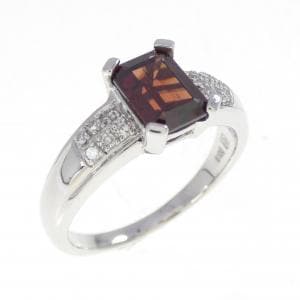 K18WG ジルコン リング