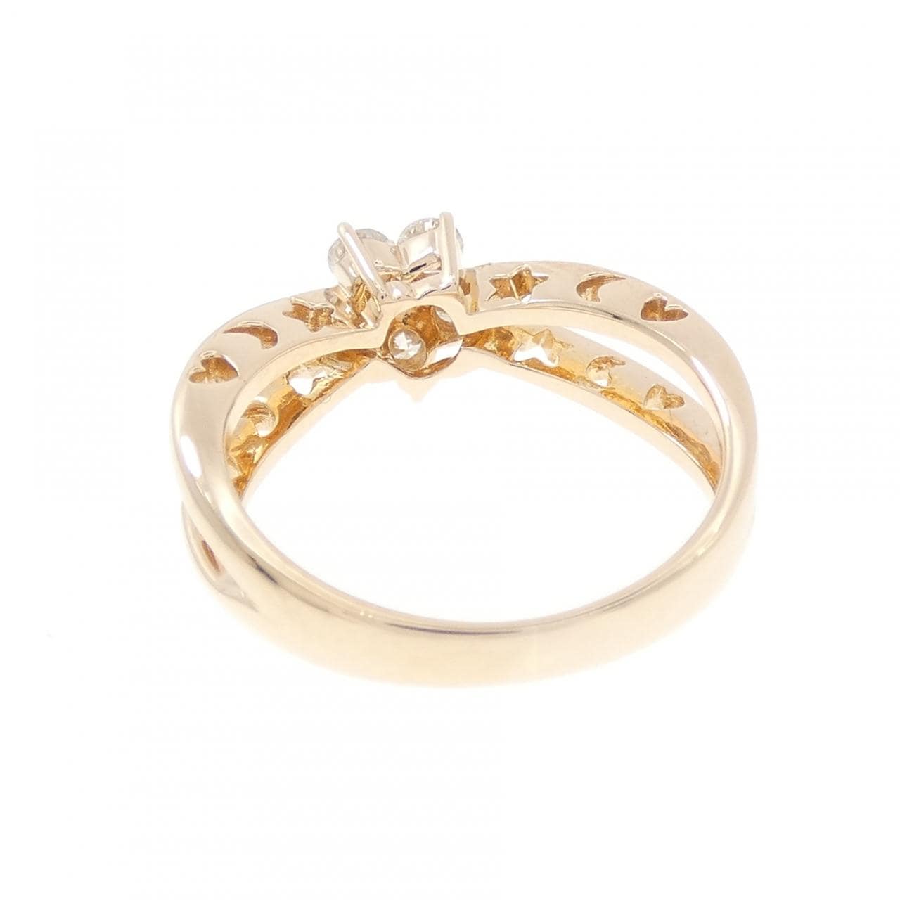 ポンテヴェキオ フラワー ダイヤモンド リング 0.30CT