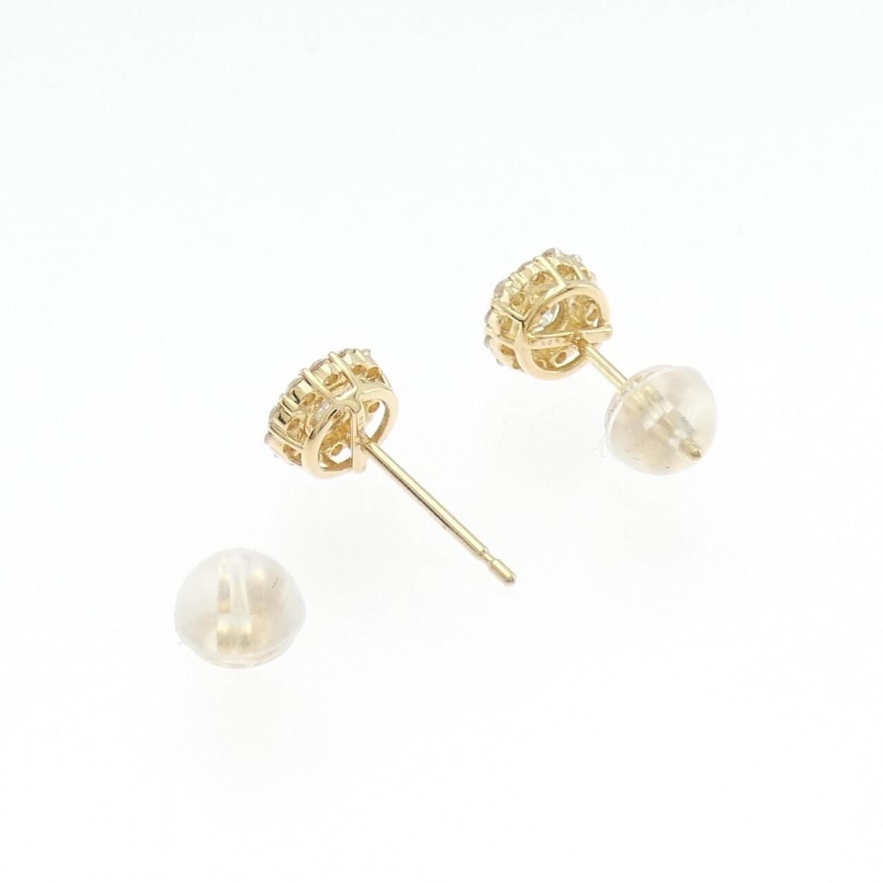 【リメイク】K18YG ダイヤモンド ピアス 0.40CT