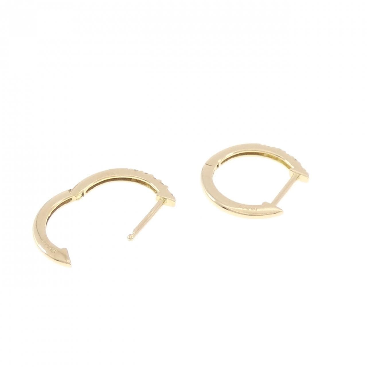 【リメイク】K18YG ダイヤモンド ピアス 0.10CT