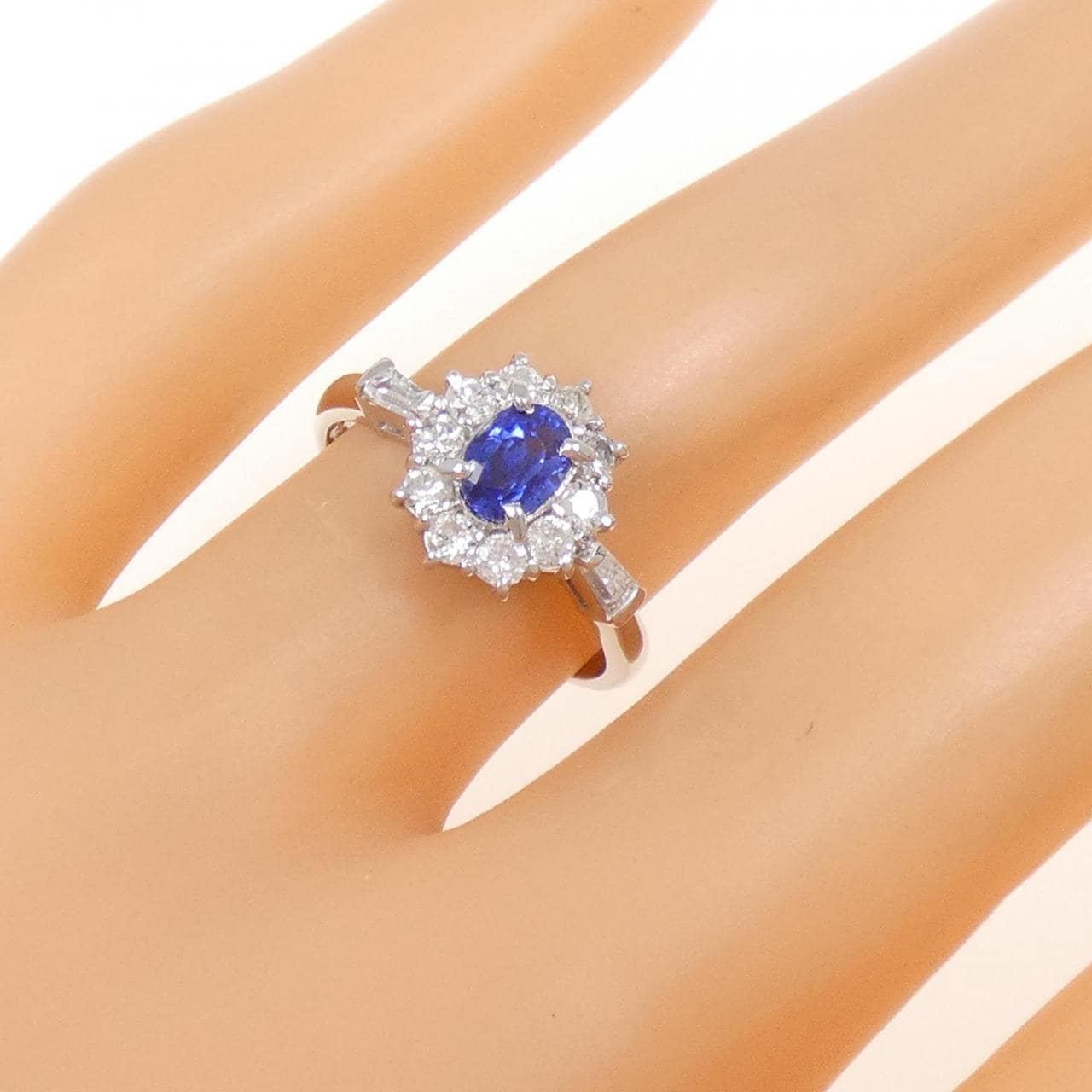 PT900 サファイヤ リング 0.53CT