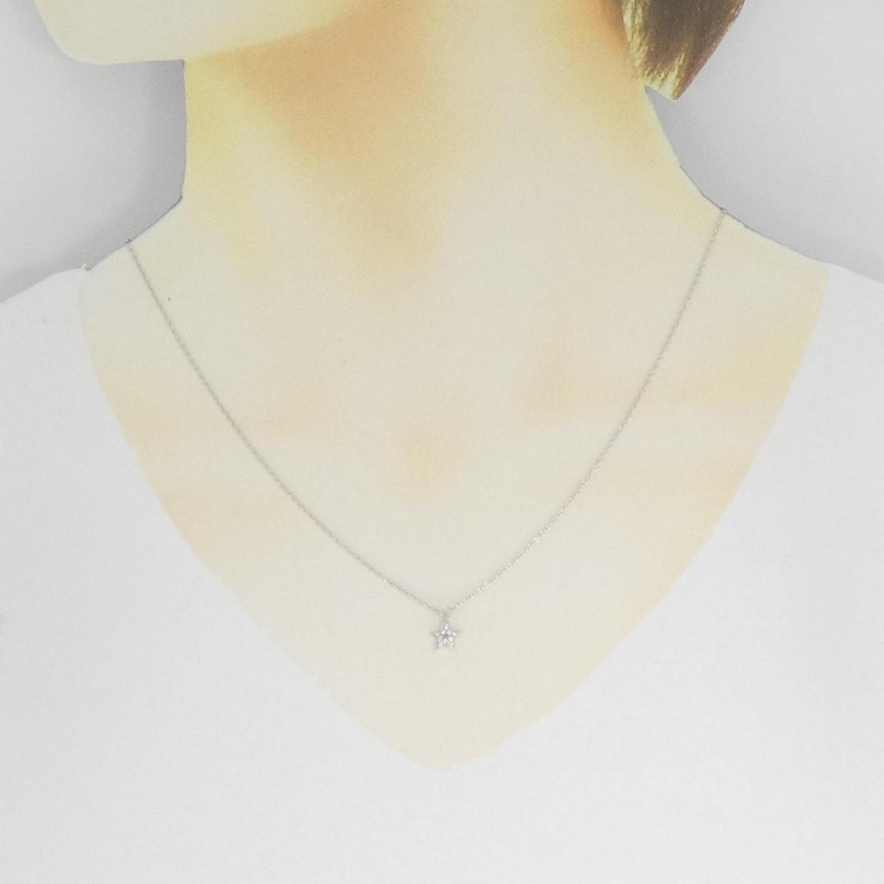 スタージュエリー スター ダイヤモンド ネックレス 0.04CT