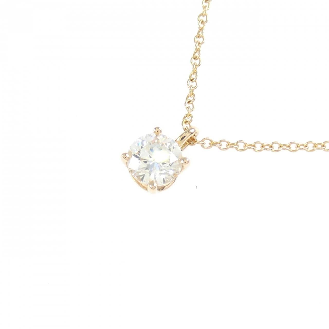 ティファニー ソリティア ネックレス 0.43CT H VVS1 3EXT