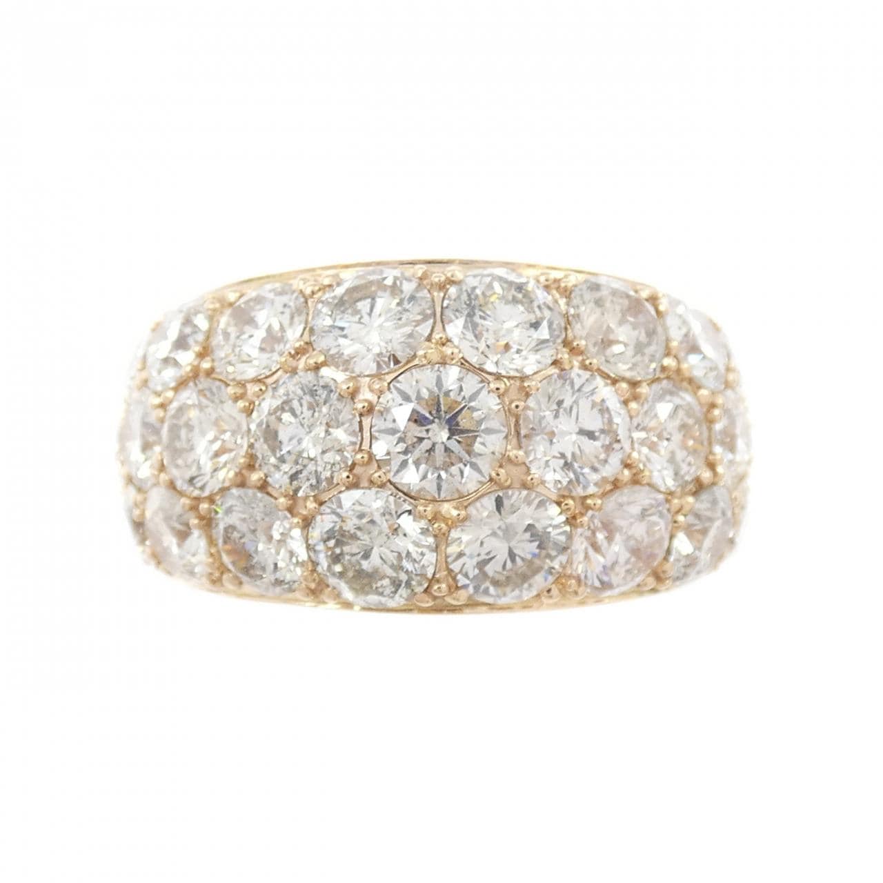 K18PG ダイヤモンド リング 5.00CT