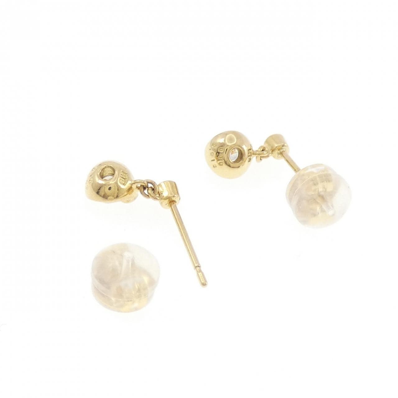 K18YG ダイヤモンド ピアス 0.226CT
