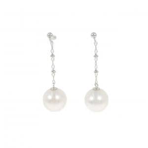 K18WG アコヤパール ピアス 8.5mm