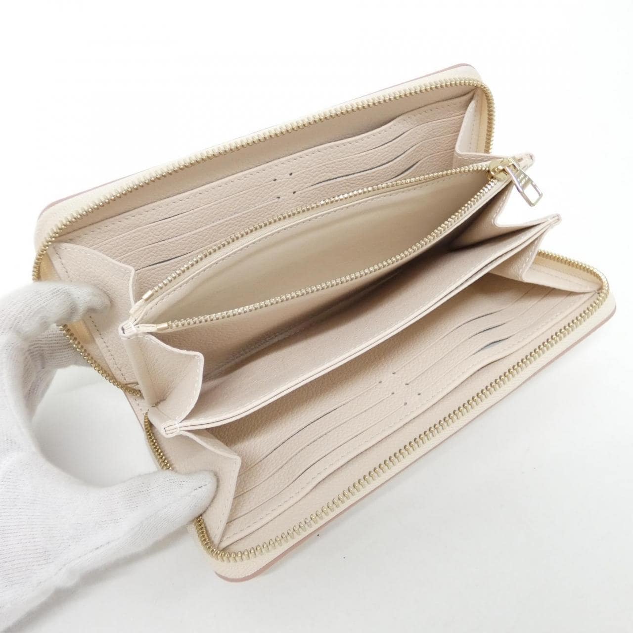 ルイヴィトン バイカラー モノグラム アンプラント ジッピー ウォレット M13644 財布