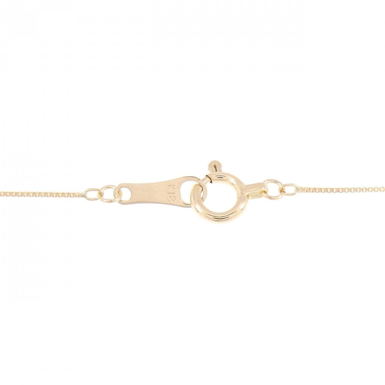 K18YG ダイヤモンド ネックレス 0.08CT