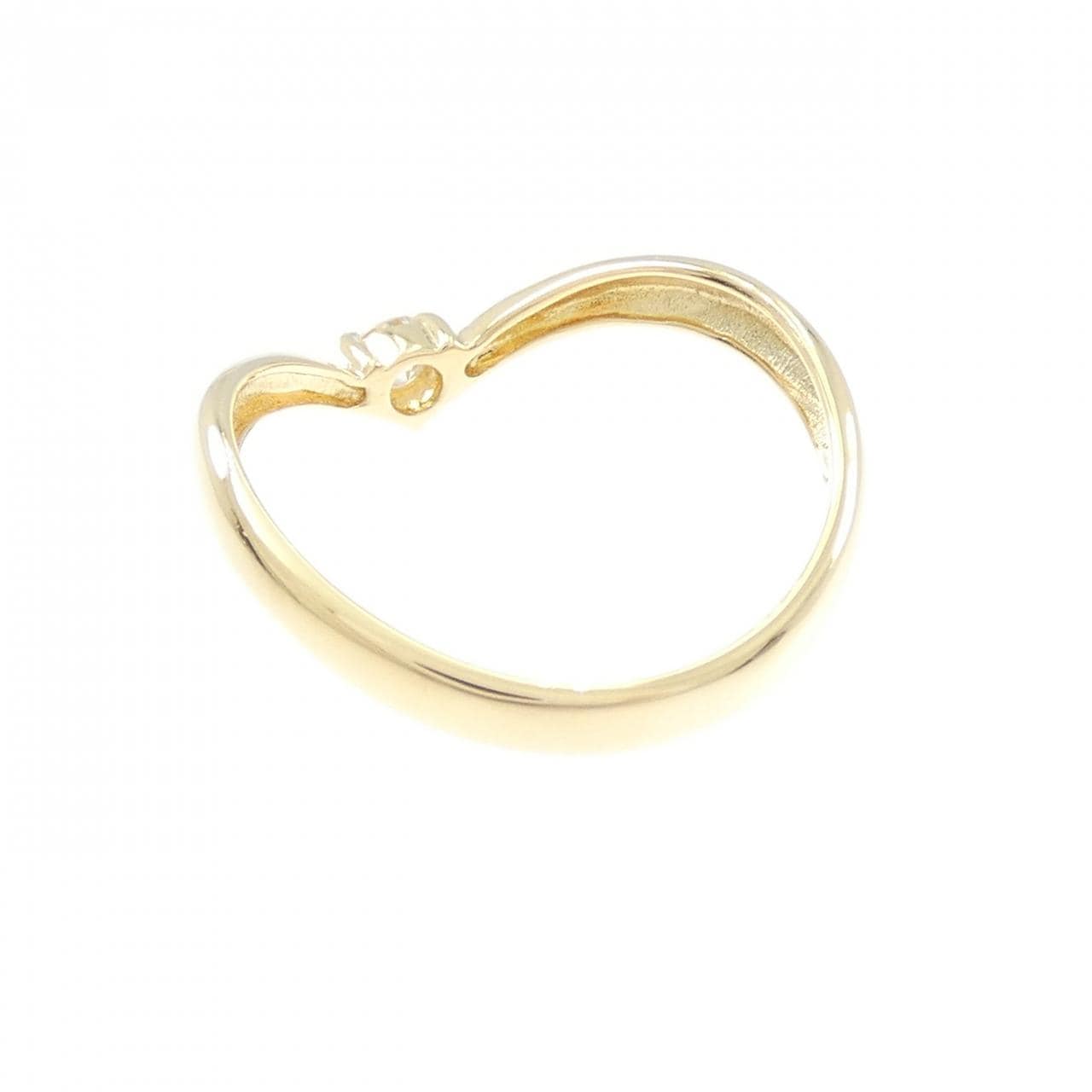 K18YG ダイヤモンド リング 0.10CT