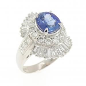 PT900 サファイヤ リング 2.09CT