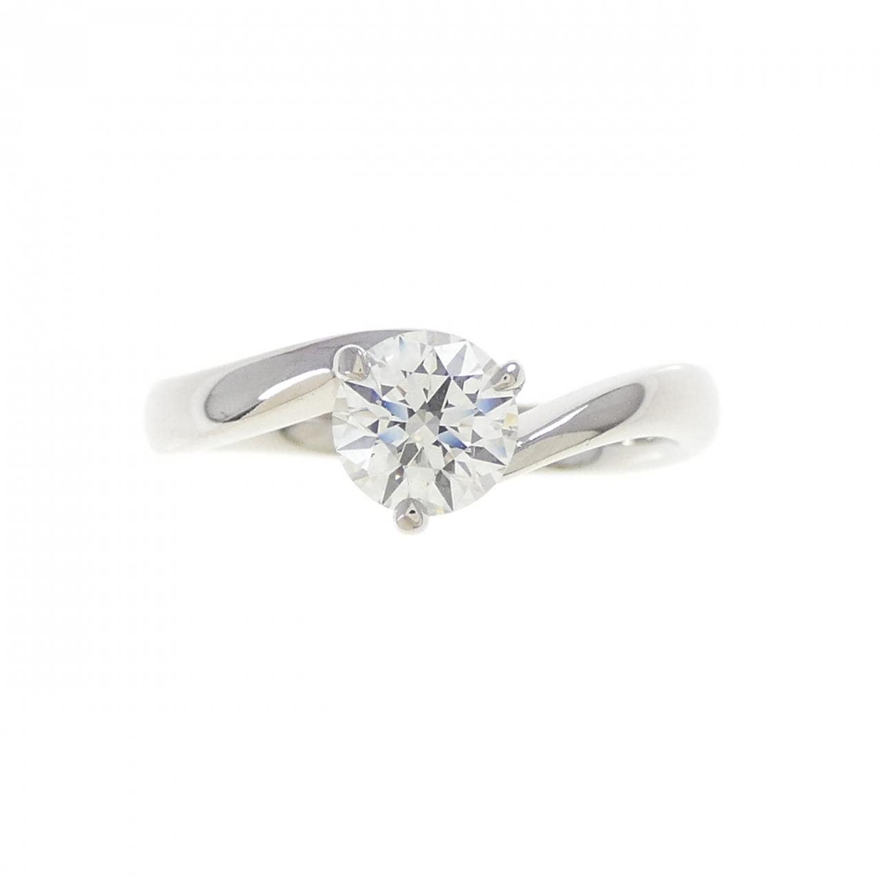 PT900钻石戒指 0.551克拉 E色 VVS1净度 EXT