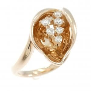 K18PG ダイヤモンド リング 0.27CT