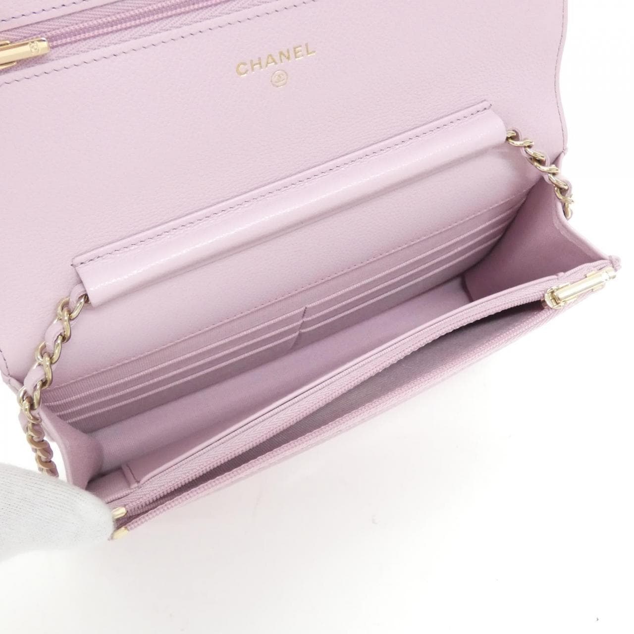 [Unused items] CHANEL Timeless Classic Line AP0250 Chain Wallet