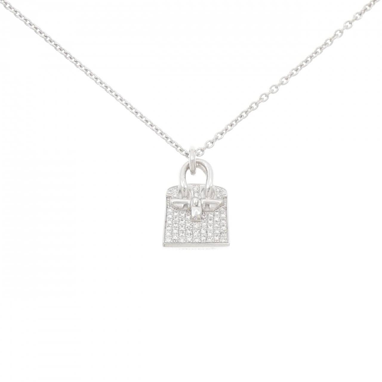 HERMES柏金包項鍊 0.22CT