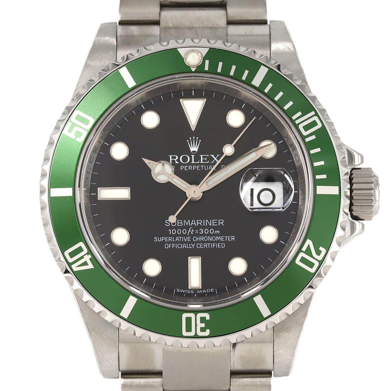 ロレックス サブマリーナーデイト 16610LV SS 自動巻 V番